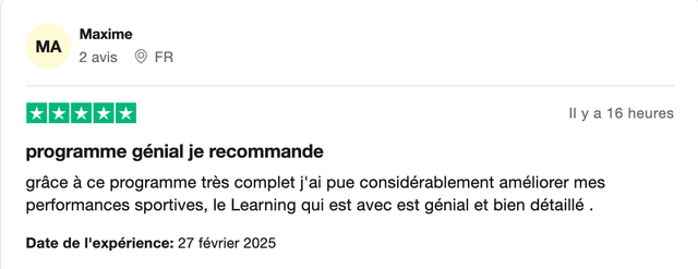 Avis d'un candidat