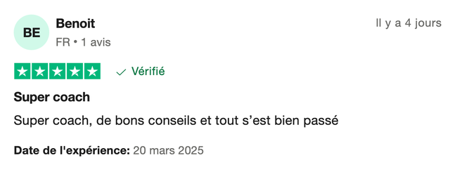 Avis d'un candidat