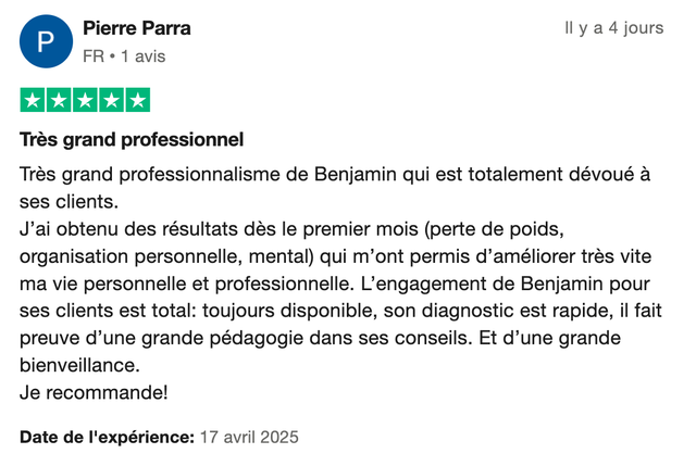 Avis d'un candidat