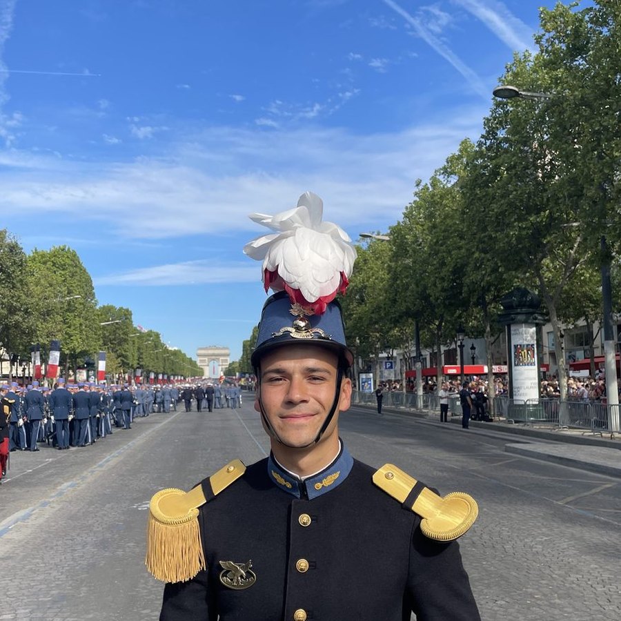 Benjamin Sant, officier formé à Saint-Cyr